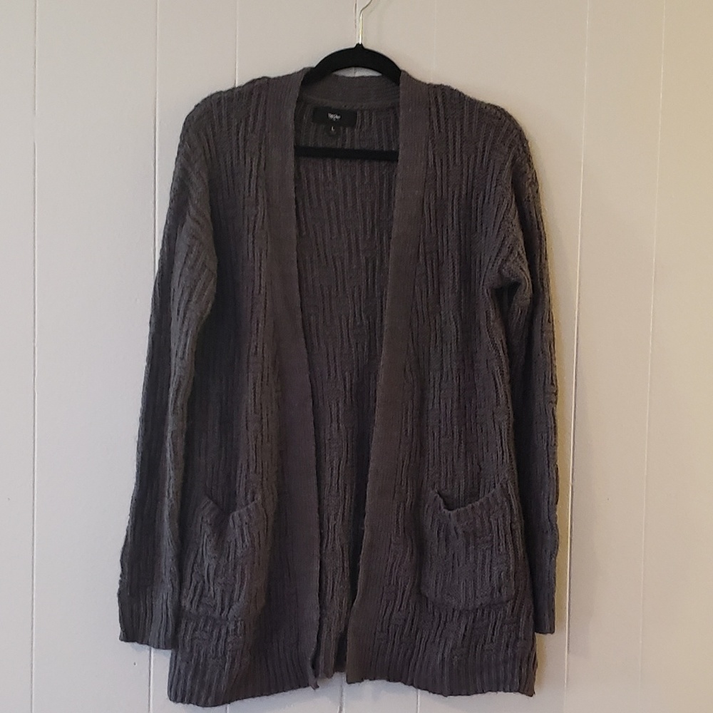 Gray Open Sweater